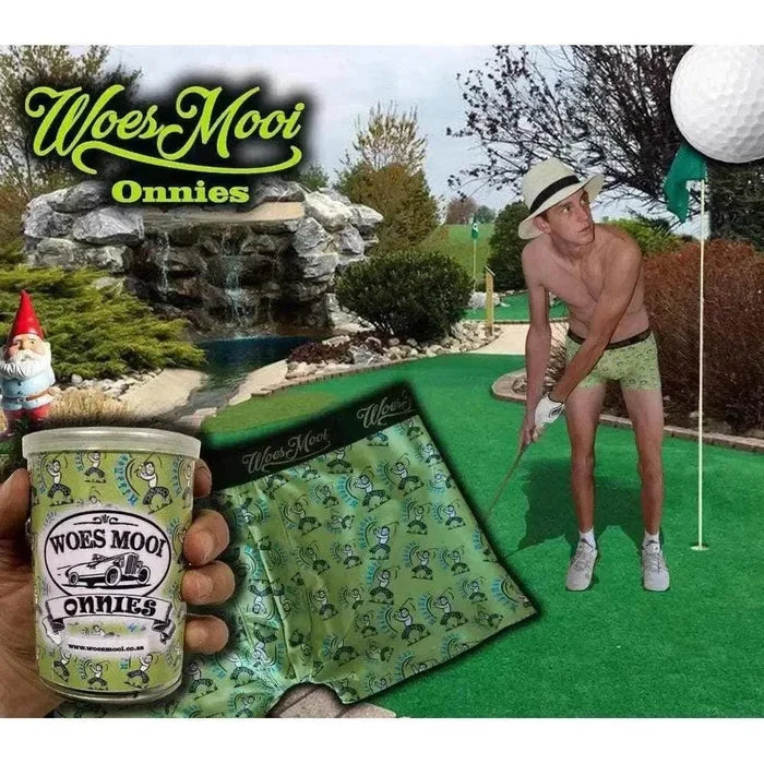 Woesmooi Golf Onnie confidence bullet in multiple sizes small to XL