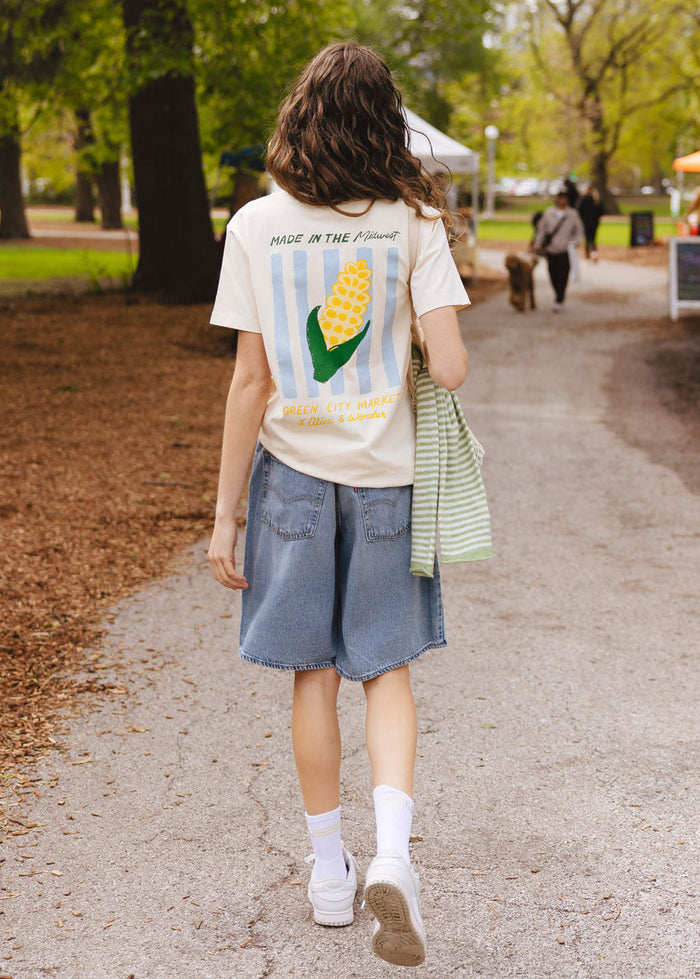 Green City Market Corn Oversized Tee