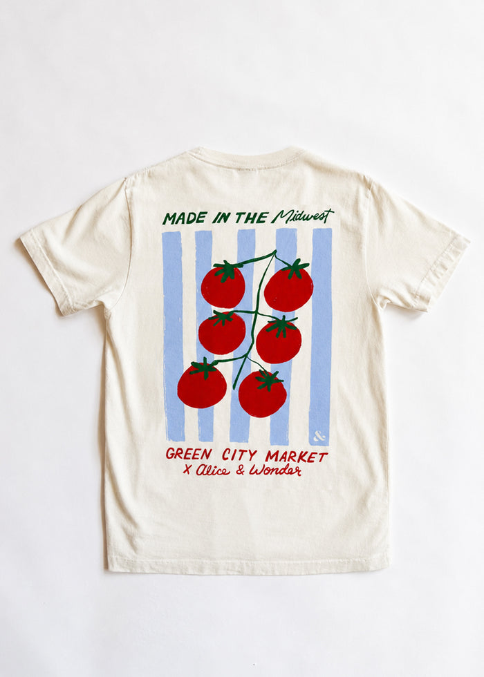 Green City Market Tomato Oversized Tee