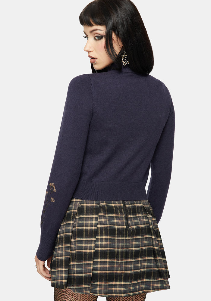 Griffinfly Embroidered Knit Jumper