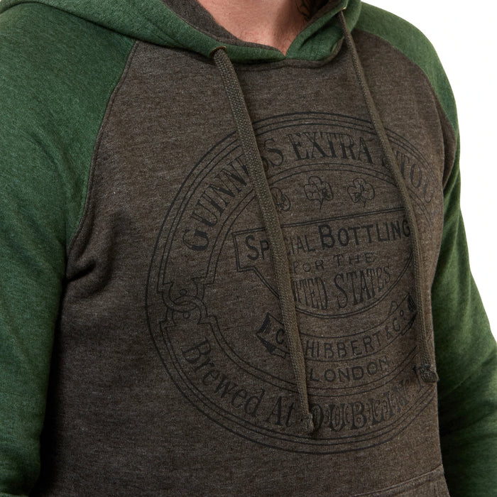Guinness Grey and Green Hoodie