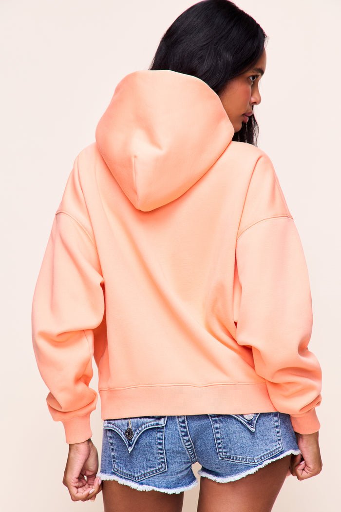Guizio Pullover Hoodie in Creamsicle