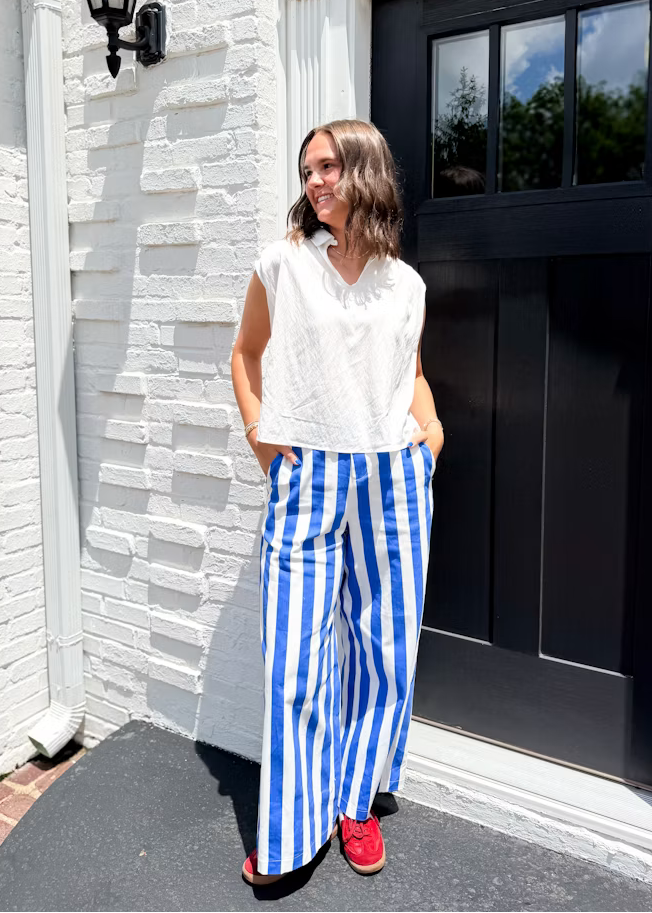 Hadley Striped Wide Leg Pants
