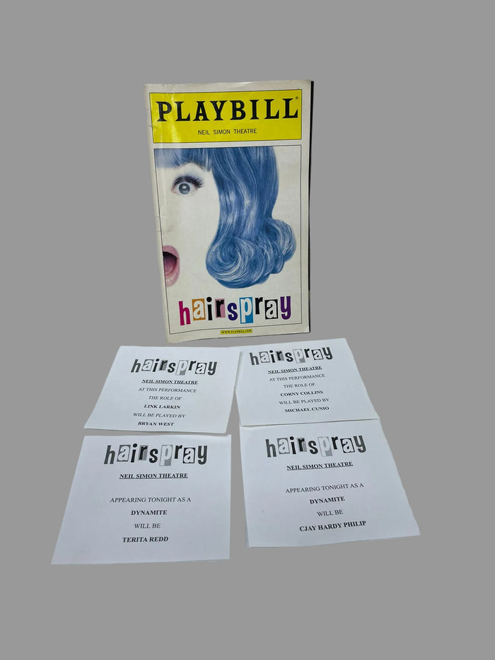 Hairspray Playbill : 2007 - Theatre Programme - Shannon Durig, Paul C. Vogt, Ashly Parker Angel