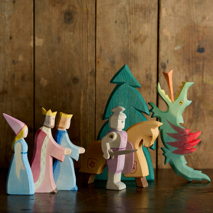 Handcrafted Wooden King