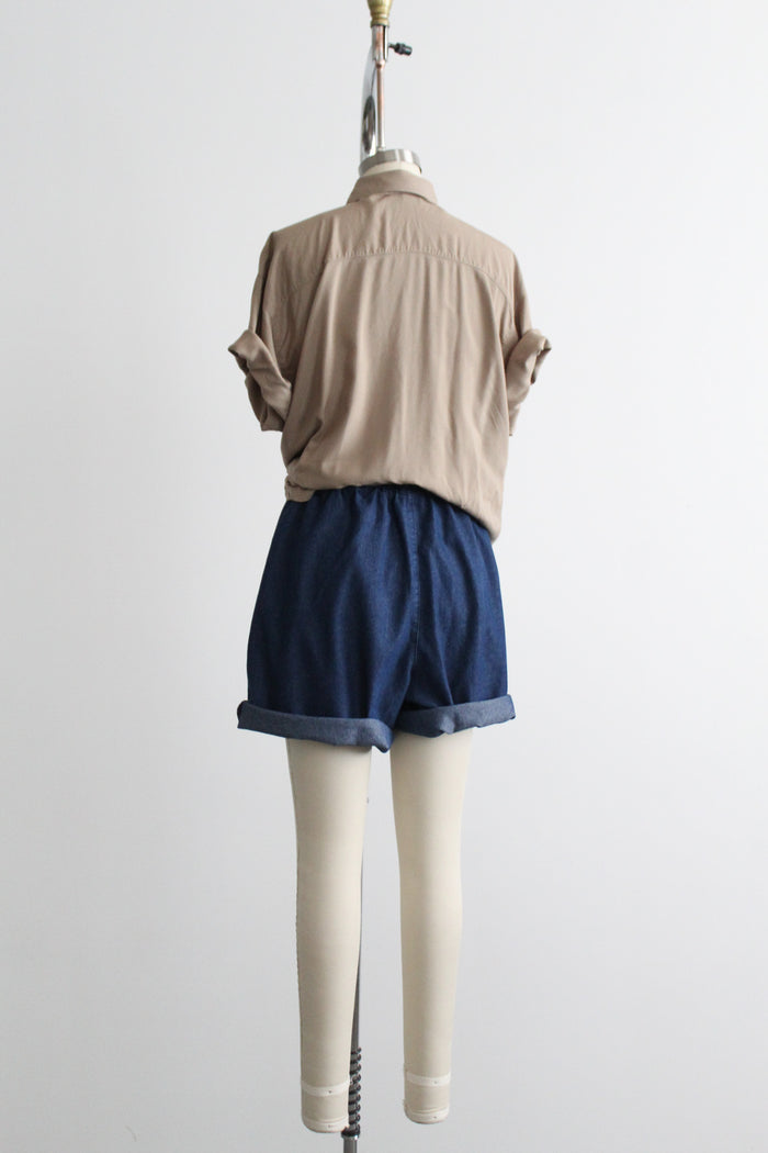 hazel button up