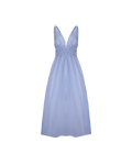 HERO MAXI DRESS BLUE GINGHAM