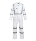 Hi Vis Cotton Drill Coverall With CSR Reflective Tape WC3254