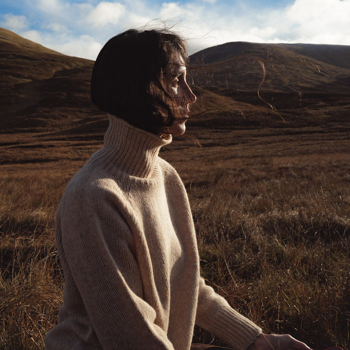 Highland Women's Rollneck - Lambswool - Mallow
