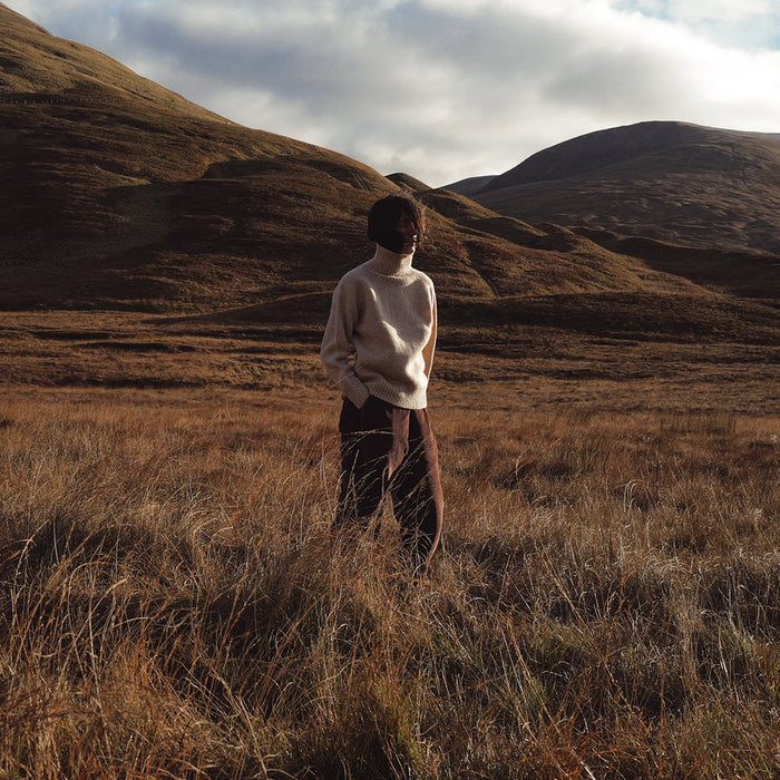 Highland Women's Rollneck - Lambswool - Mallow