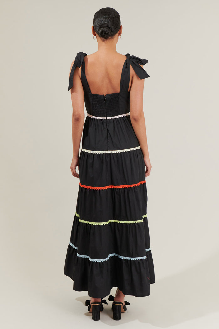 Hillary Hall Tiered Maxi Dress