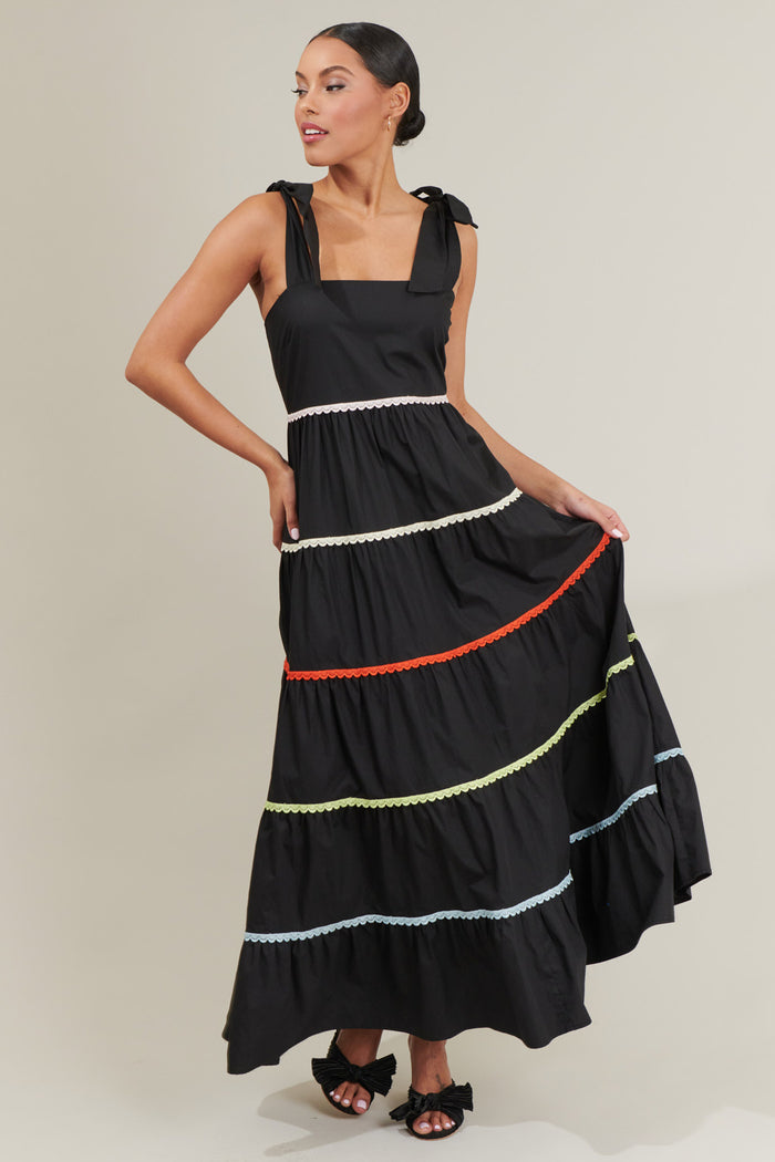 Hillary Hall Tiered Maxi Dress