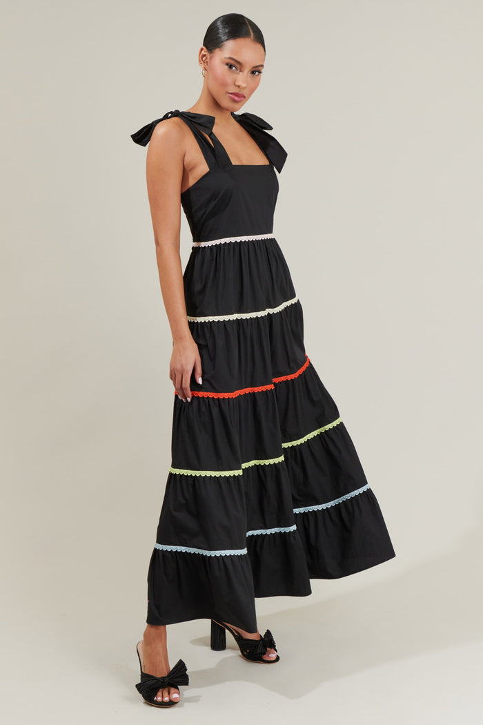 Hillary Hall Tiered Maxi Dress