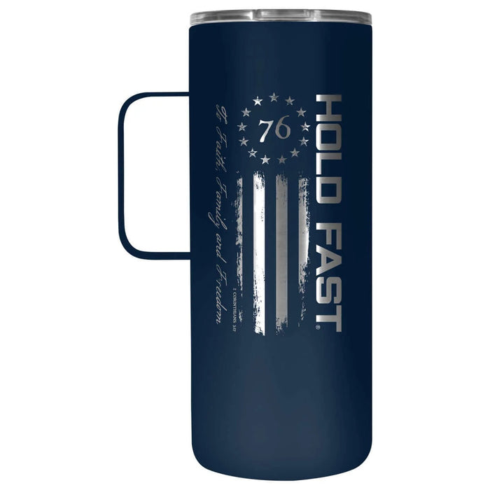 Hold Fast Tumbler With Handle - Navy - 76