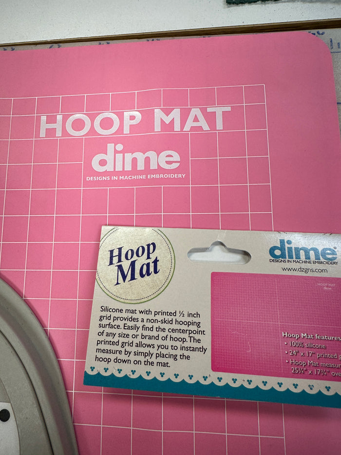 Hoop Mat by Dime Bernina Jeff Sewing Machine Tools Supplies Accessories