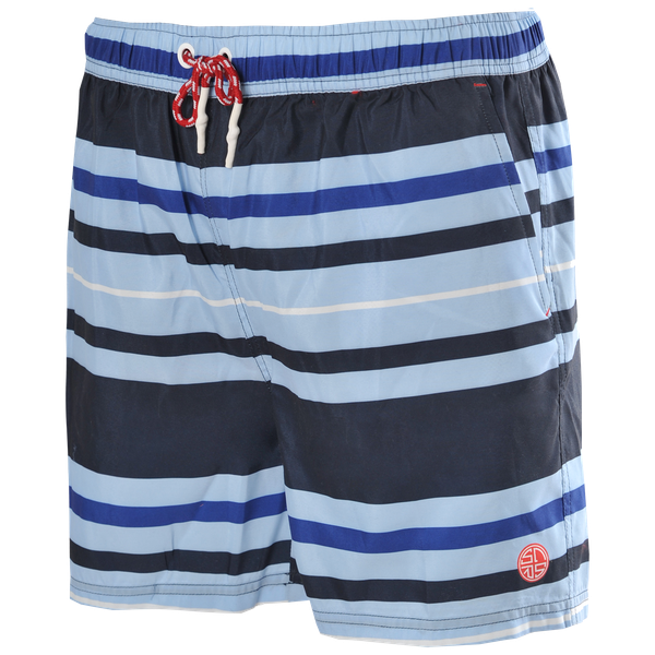 Horizon Stripe Peached Microfibre Swim Short