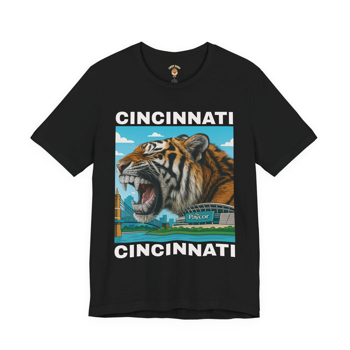 🔥💎🐅 Iced Out Roar – Queen City Tiger Tee