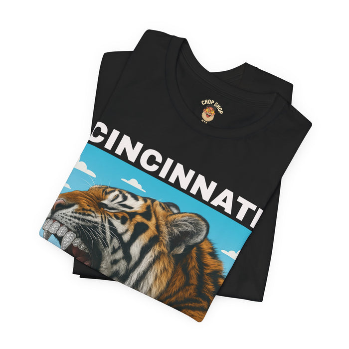 🔥💎🐅 Iced Out Roar – Queen City Tiger Tee