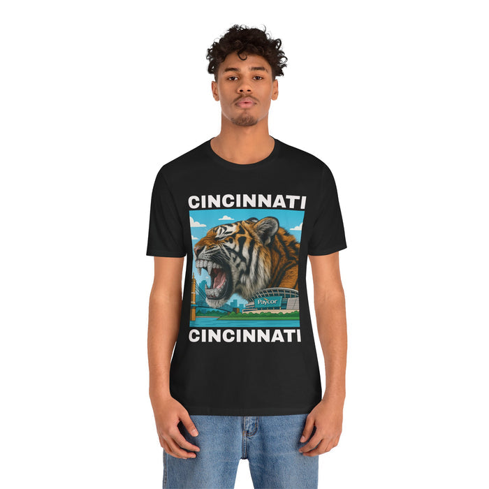🔥💎🐅 Iced Out Roar – Queen City Tiger Tee