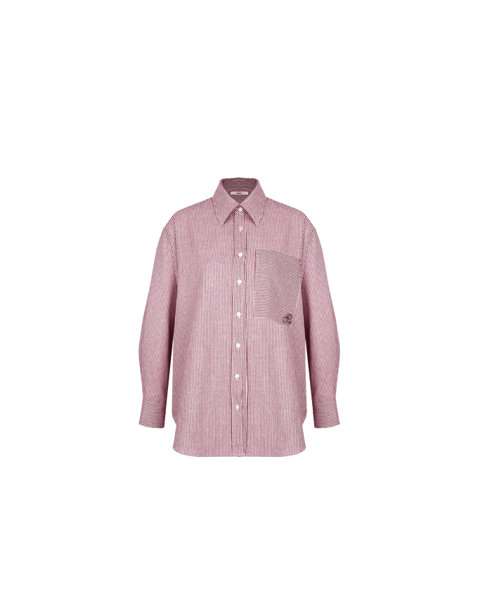 IDA SHIRT CHERRY STRIPE