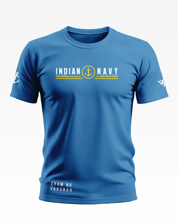 Indian Navy Sea Power Cotton T-shirt