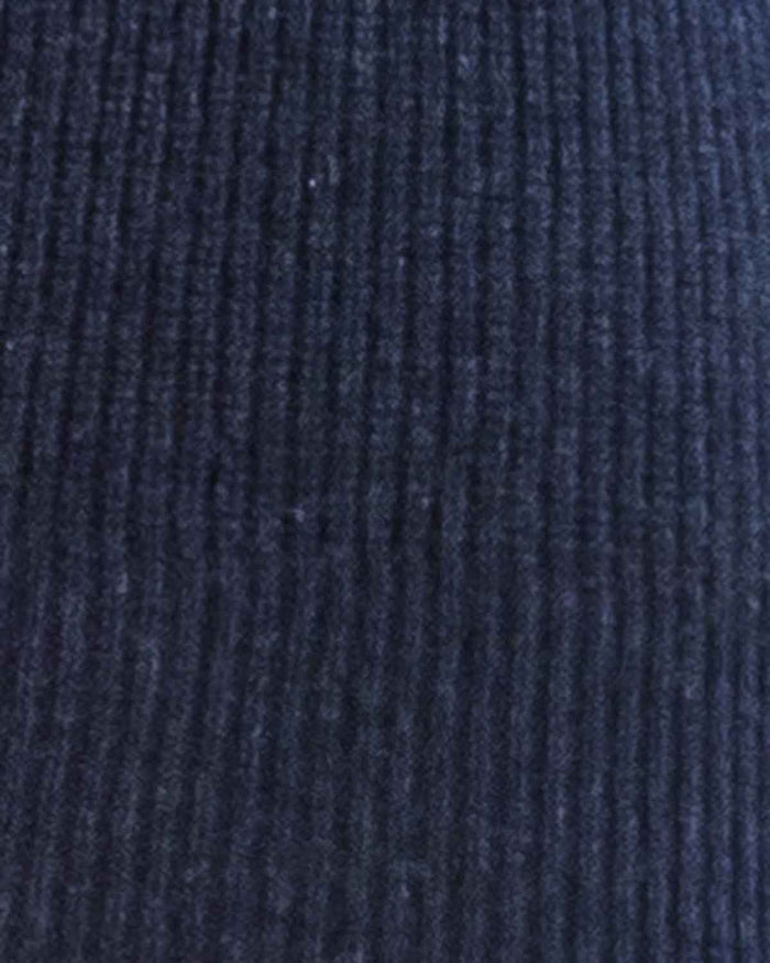 Ingrid V Neck Lambswool Tunic Slipover - Navy - Image 3 - The Classic Boutique
