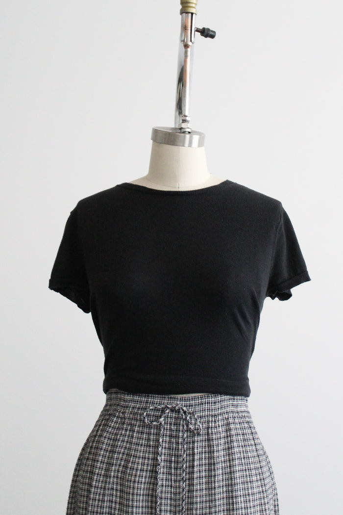 inkwell silk knit tee