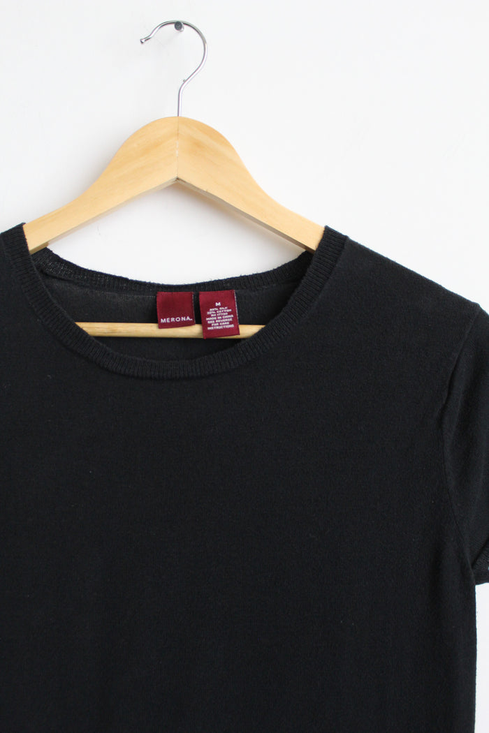inkwell silk knit tee