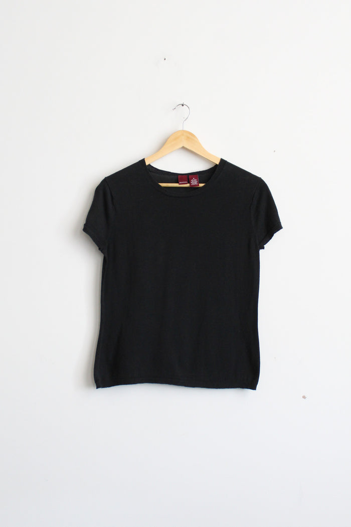 inkwell silk knit tee