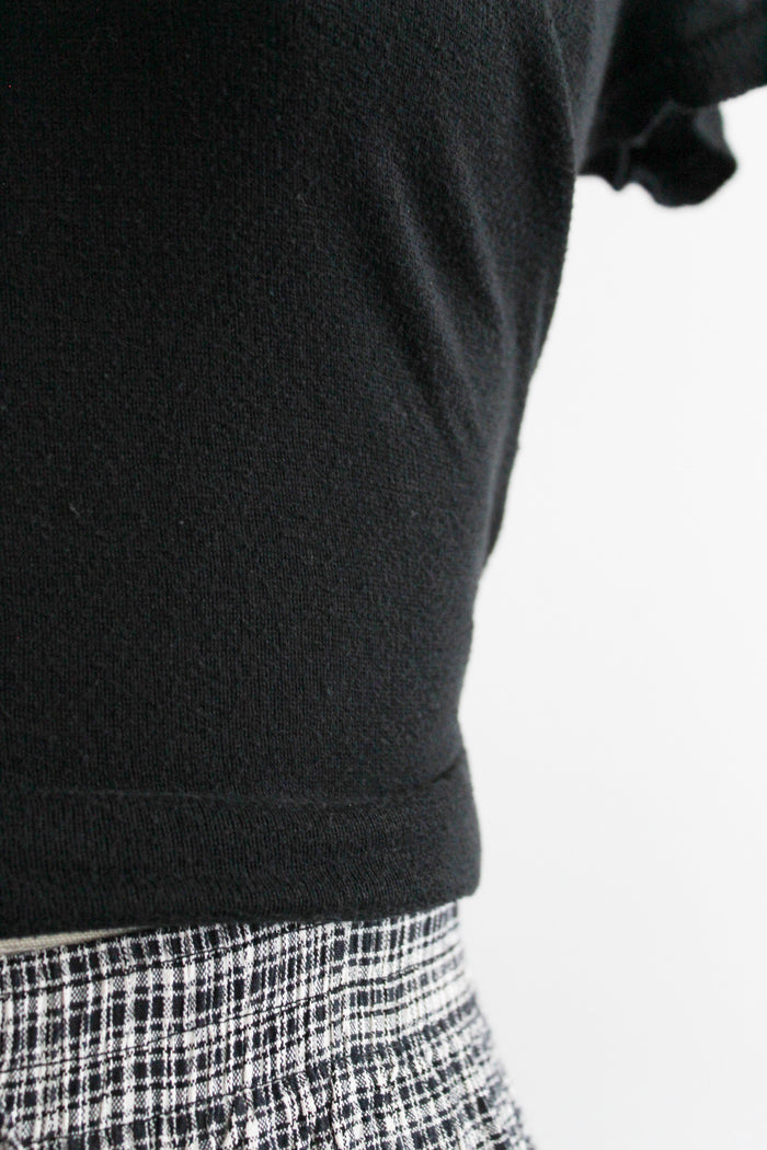 inkwell silk knit tee