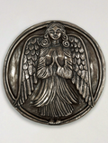 Irish Bronze Guardian Angel Wall Plaque