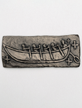 Irish Bronze St. Brendan's Boat Plaque