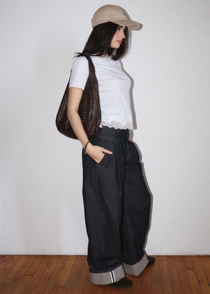 Ivy Wide Leg Jeans - Dark Denim