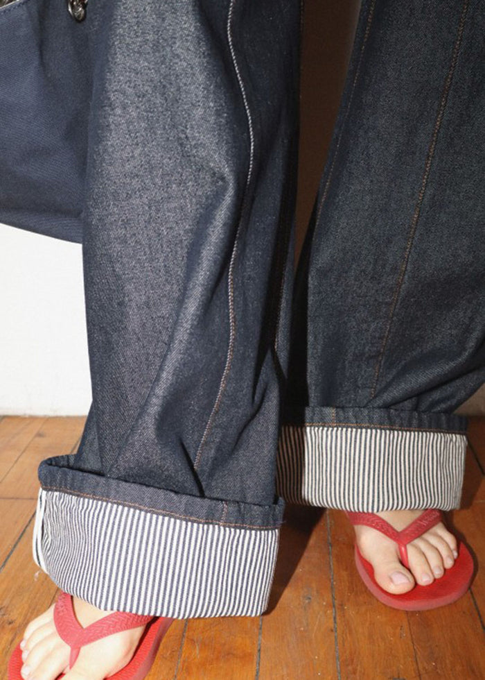 Ivy Wide Leg Jeans - Dark Denim