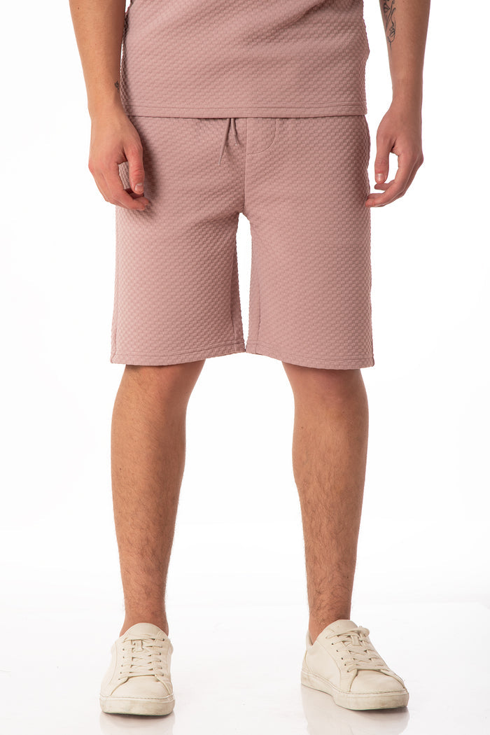 Jacquard Knit Drawstring Short
