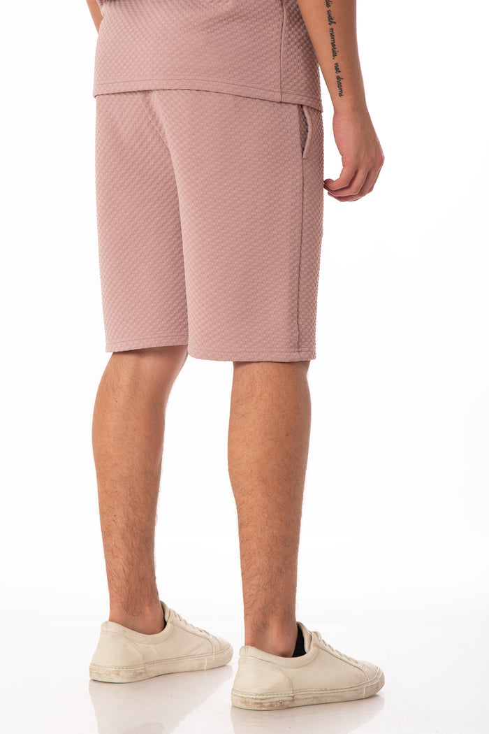 Jacquard Knit Drawstring Short