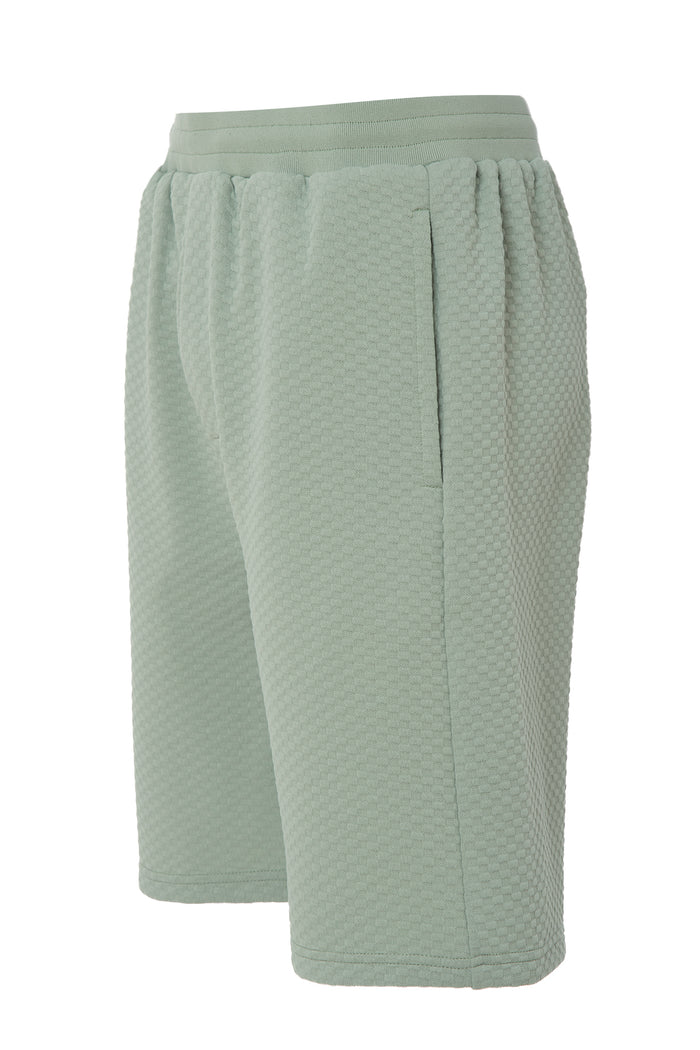 Jacquard Knit Drawstring Short