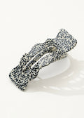 Jane Core Scalloped Flat Claw Clip - Speckled