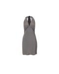 JEAN SILK MINI DRESS GEOMETRIC PRINT