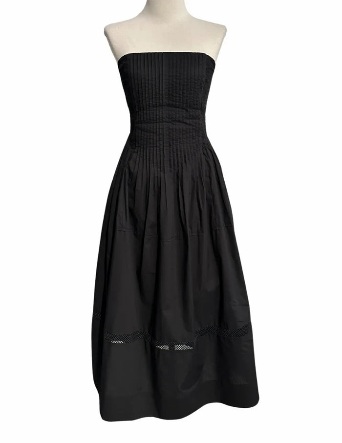 Jenesis Midi Strappless Dress