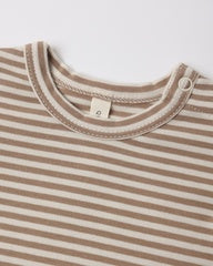 Jersey Bodysuit 2PK || Bunnies + Almond Stripe, Floral Vine +Dusty Rose| QM281GLEN +QM281KNIP