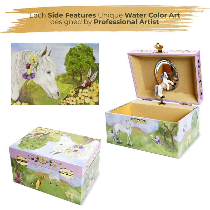 Jewelry Box Fairy Horse Small