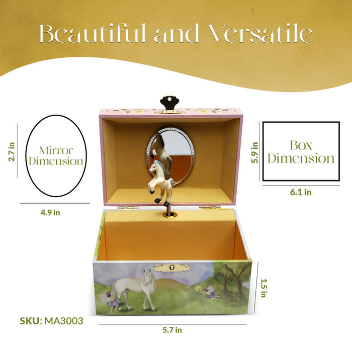 Jewelry Box Fairy Horse Small