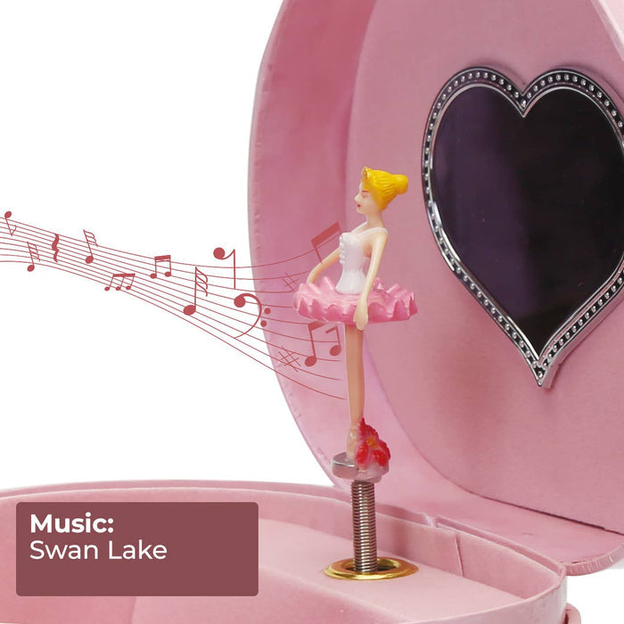 Jewelry Box Heart Ballerina Christmas 2025 Sterling Silver