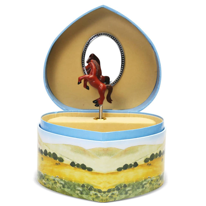 Jewelry Box Heart Horse  Small