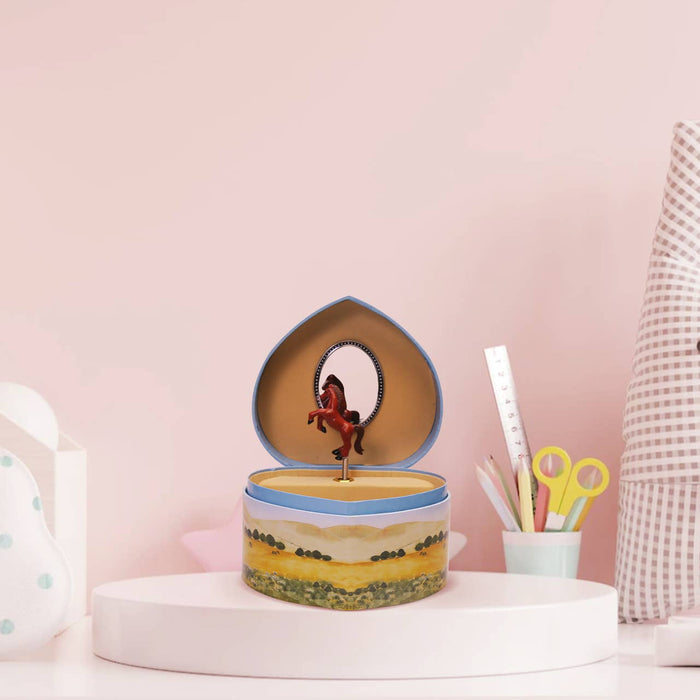 Jewelry Box Heart Horse  Small