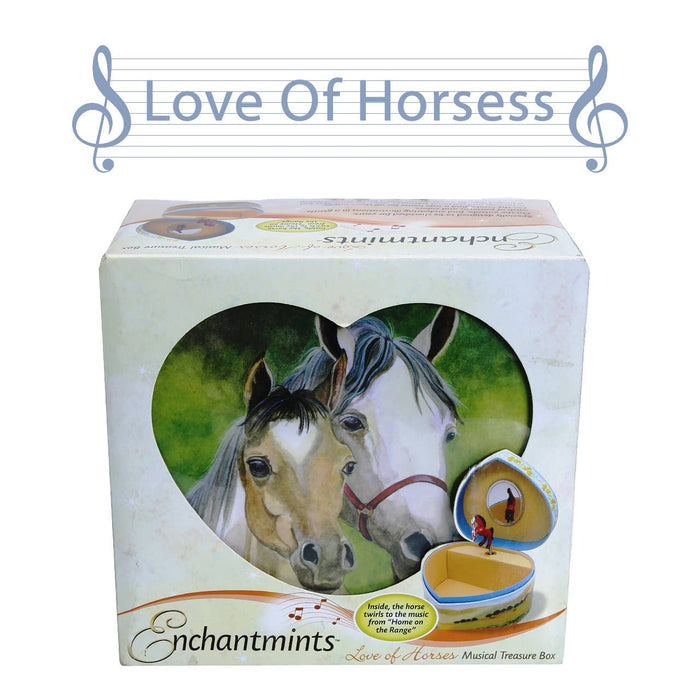 Jewelry Box Heart Horse  Small