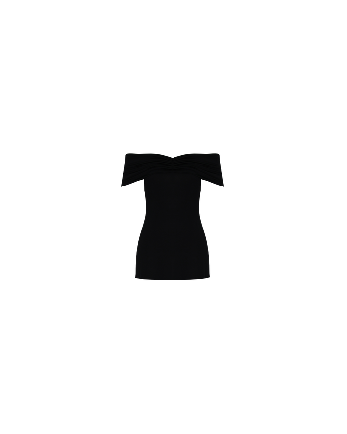 JIL OFF-SHOULDER TOP BLACK