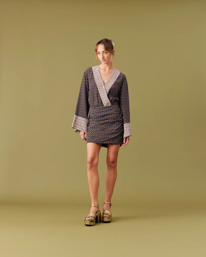 JONI MINI DRESS FLICKER FLOWER