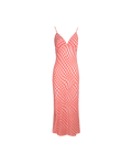 KAARINA SILK SLIP RED TARTAN